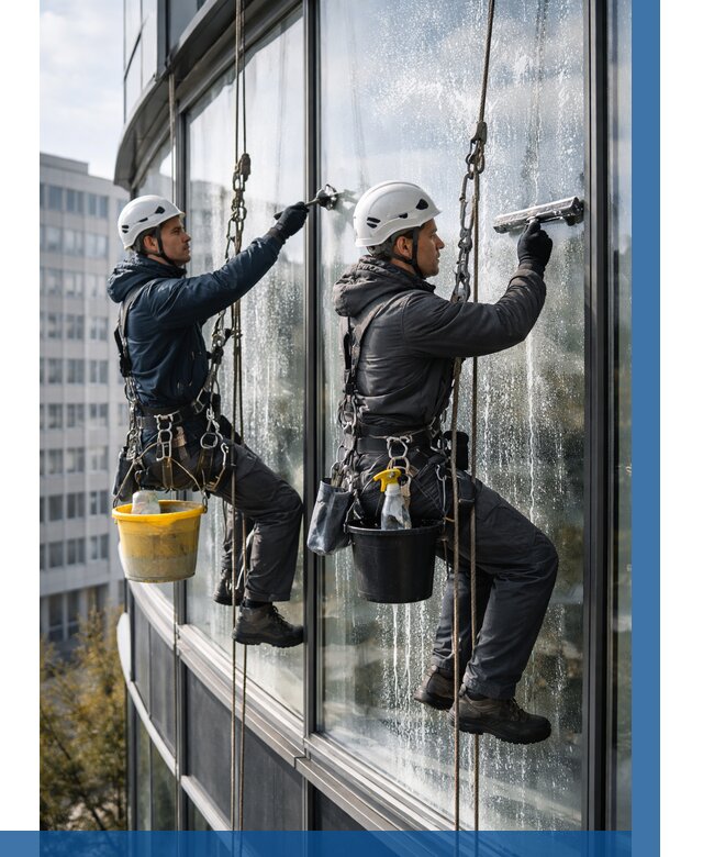 Мойка панорамных окон в Коврове от 358 р. заказать у ВЫСОТНИК-Квр