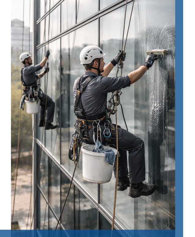 Мойка сплошного остекления в Коврове, заказать от 307 р.| ВЫСОТНИК-Квр