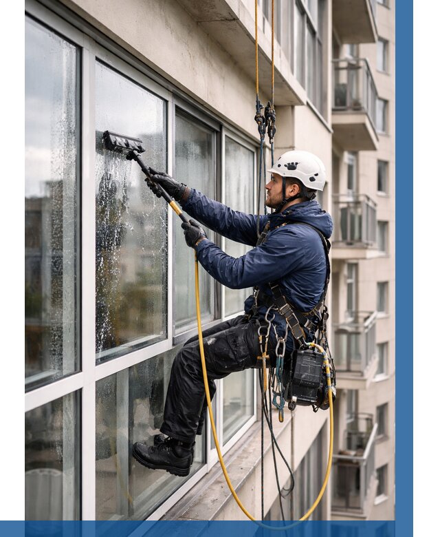 Мойка балконного остекления в Коврове от 3581 р. | ВЫСОТНИК-Квр