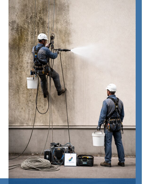 Очистка фасада от плесени в Коврове от 307 р. | ВЫСОТНИК-Квр