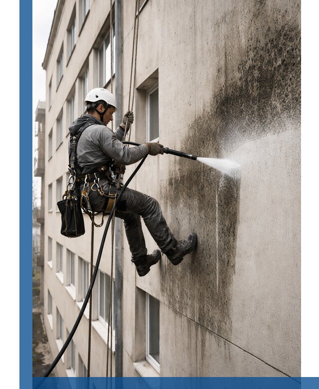 Профессиональная очистка фасадов от плесени в Коврове