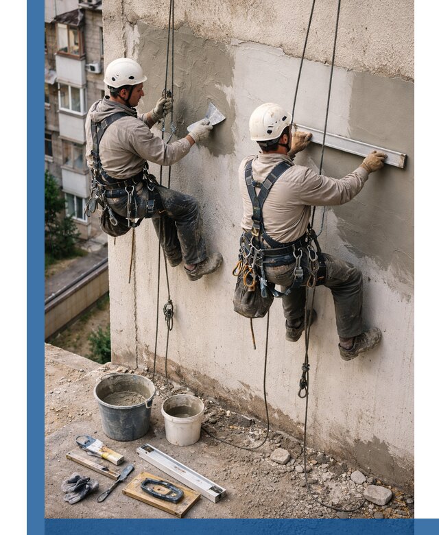 Комплексный ремонт штукатурного фасада с гарантией в Коврове