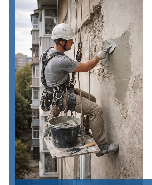 Восстановление фасадной штукатурки в Коврове с гарантией качества