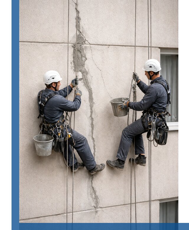 Заделка трещин на фасаде в Коврове с гарантийным ремонтом