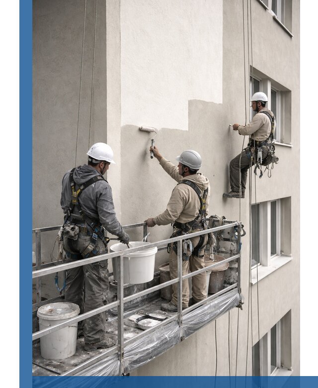 Покраска оштукатуренного фасада в Коврове под ключ с гарантией