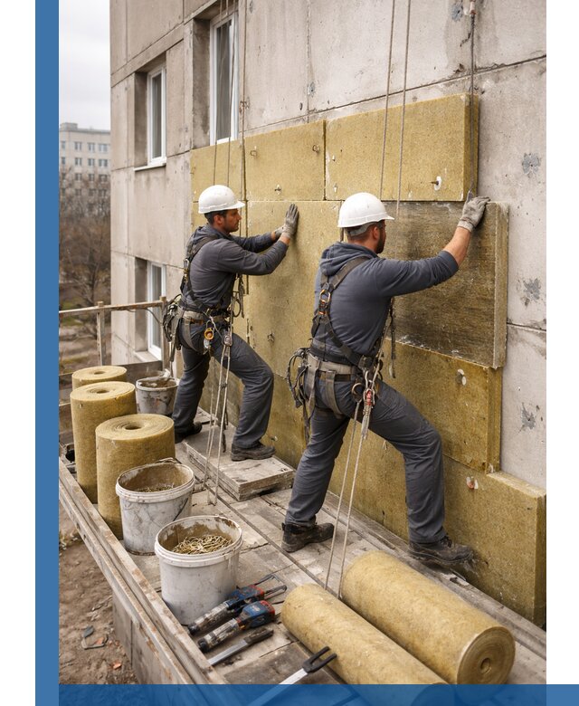 Утепление фасада минватой в Коврове под ключ с гарантией