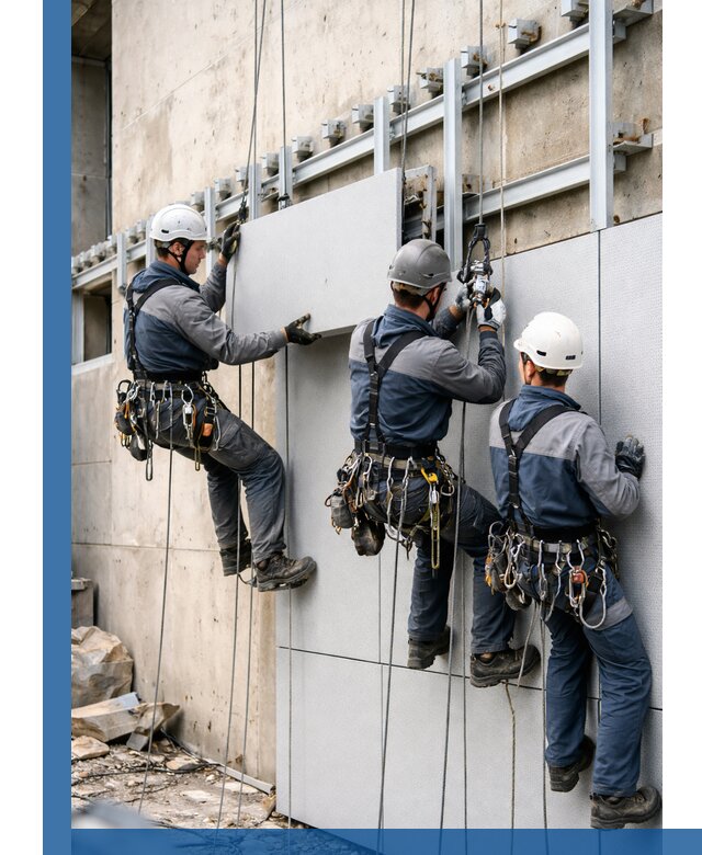 Монтаж вентилируемого фасада в Коврове под ключ с гарантией качества