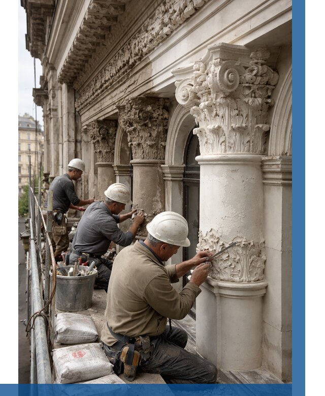 Реставрация фасадной лепнины в Коврове от 2558 р. | ВЫСОТНИК-Квр