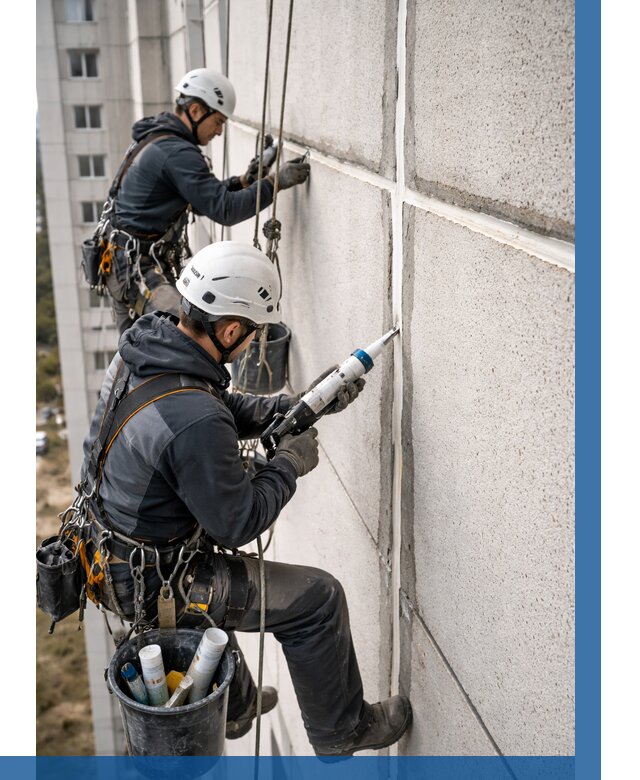 Герметизация межпанельных швов в Коврове от 716 р. | ВЫСОТНИК-Квр
