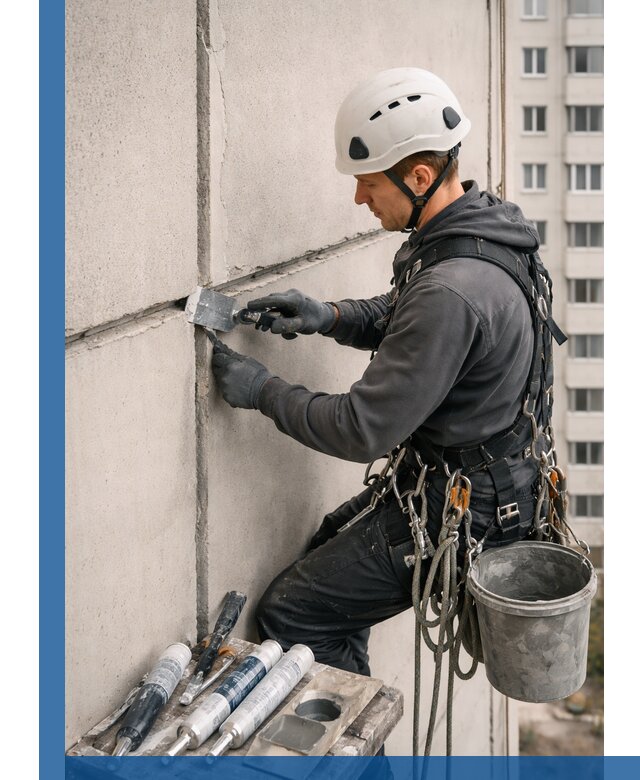 Ремонт межпанельных швов в Коврове герметизация и восстановление