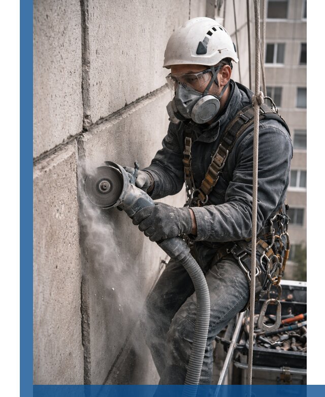 Штробление межпанельных швов в Коврове качественно и быстро