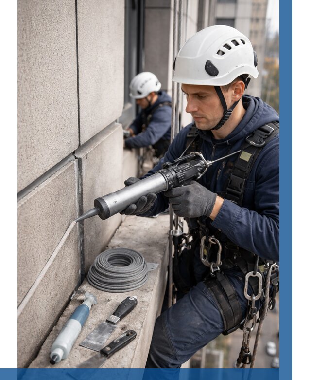 Герметизация деформационных швов фасада в Коврове от 716 | ВЫСОТНИК-Квр