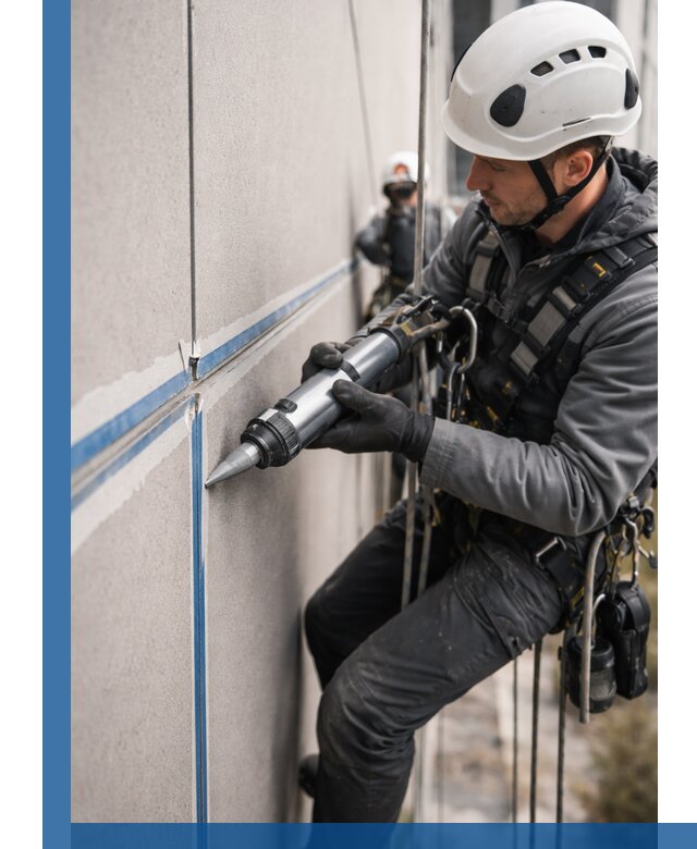 Герметизация стыков фасадных панелей в Коврове качественно и быстро