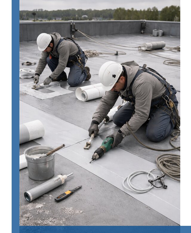 Ремонт мембранной кровли в Коврове качественно и с гарантией