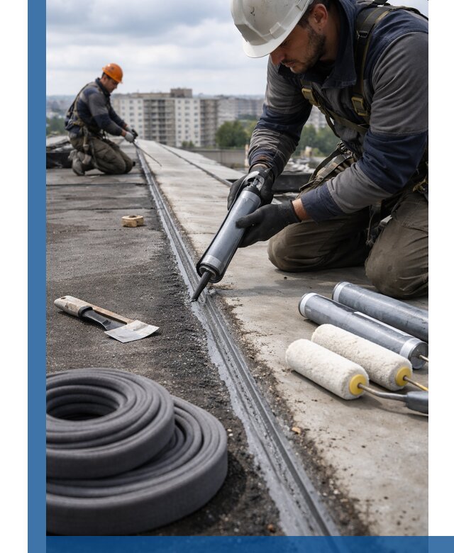 Герметизация швов кровли в Коврове с гарантией герметичности