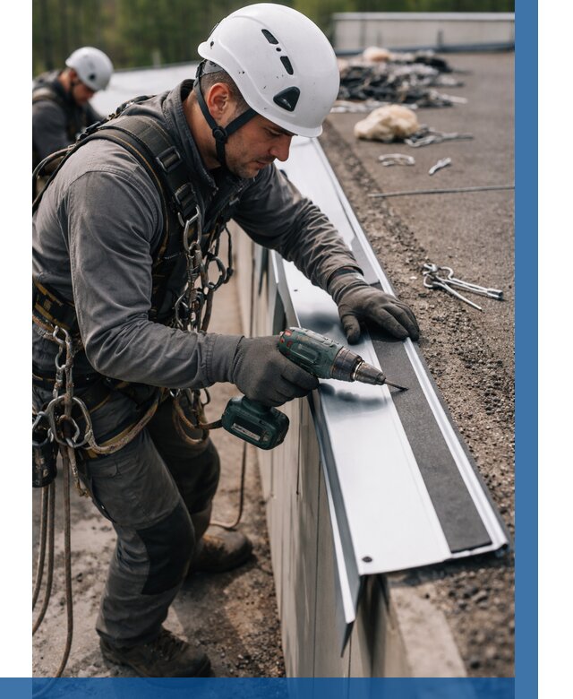 Монтаж капельника на кровле в Коврове от 307 р. | ВЫСОТНИК-Квр