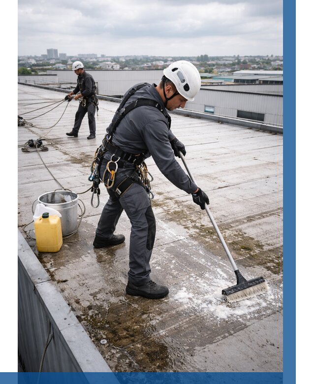 Очистка крыши по графику в Коврове от 7674 р. | ВЫСОТНИК-Квр