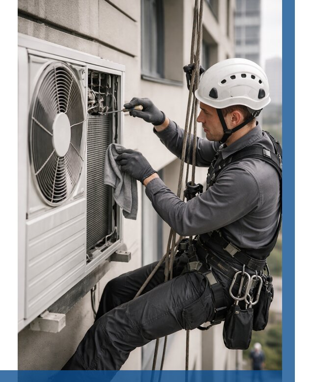 Обслуживание внешнего блока кондиционера в Коврове от 2763 р.ВЫСОТНИК-Квр