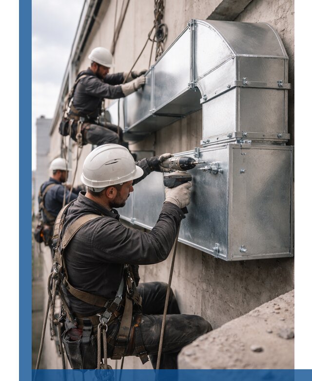 Профессиональный монтаж вентиляционных коробов в Коврове под ключ