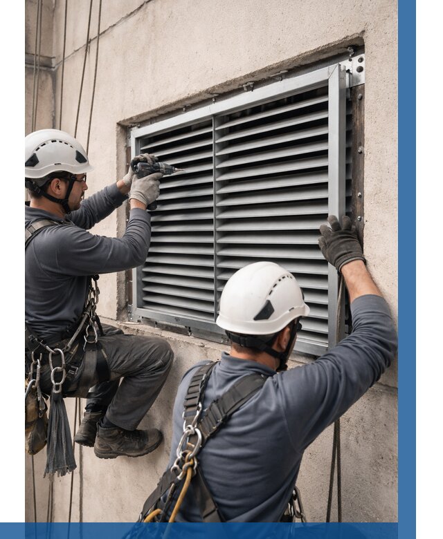 Монтаж вентиляционных решеток в Коврове от 4604 р. | ВЫСОТНИК-Квр