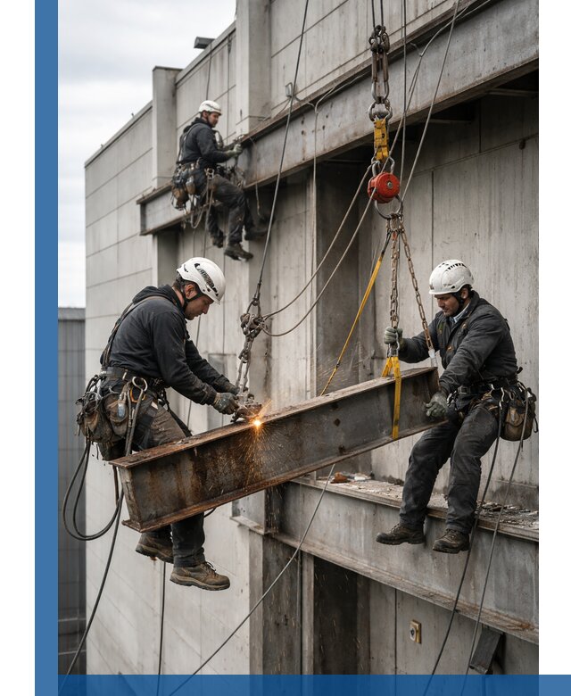 Демонтаж металлоконструкций на высоте в Коврове под ключ