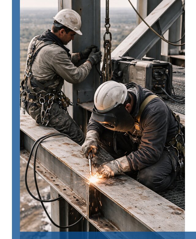 Высотные сварочные работы в Коврове для промышленных объектов