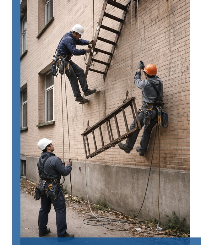 Демонтаж пожарной лестницы в Коврове быстро и безопасно