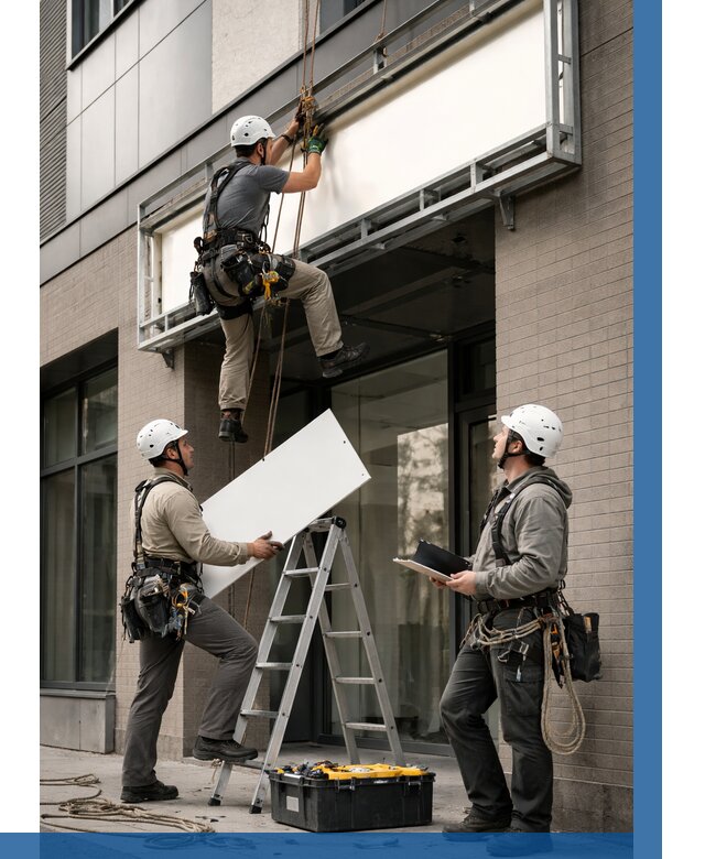 Монтаж светового короба в Коврове от 6651 р. | ВЫСОТНИК-Квр