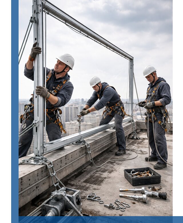 Монтаж крышных рекламных конструкций под ключ в Коврове