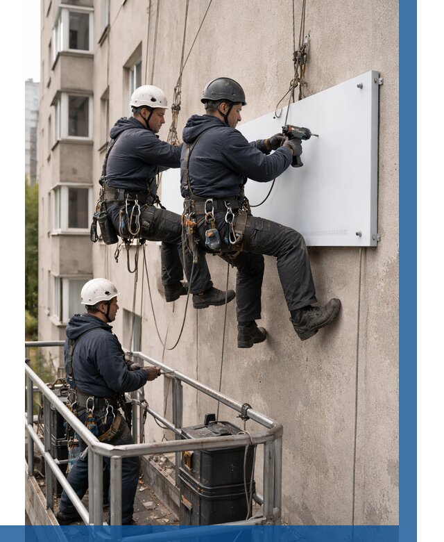 Монтаж табличек и указателей в Коврове от 3581 р. | ВЫСОТНИК-Квр