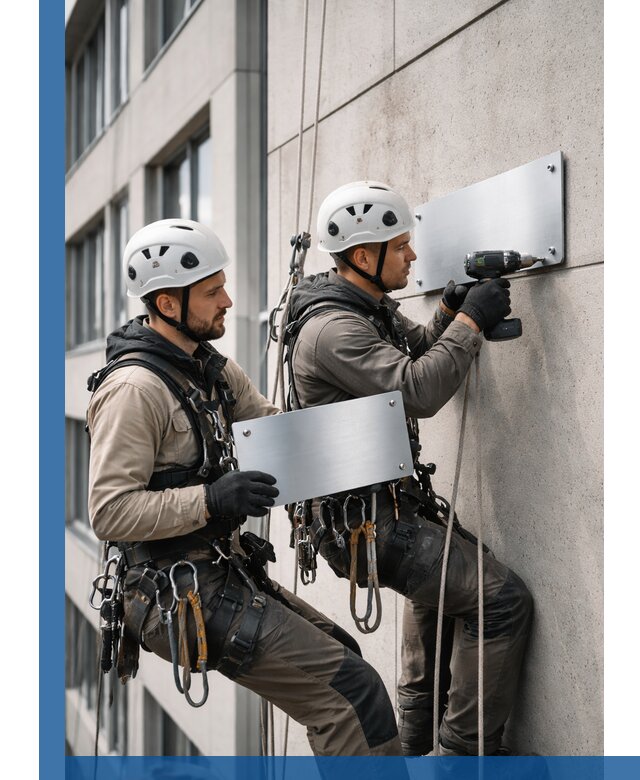 Монтаж табличек и указателей в Коврове для зданий и сооружений