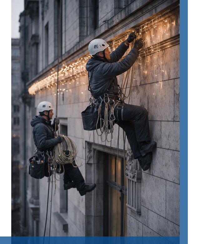 Монтаж новогодней иллюминации в Коврове от 8697 р. | ВЫСОТНИК-Квр