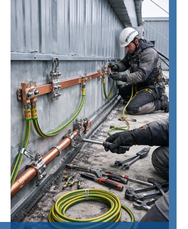 Монтаж заземления здания в Коврове от 25580 р. | ВЫСОТНИК-Квр