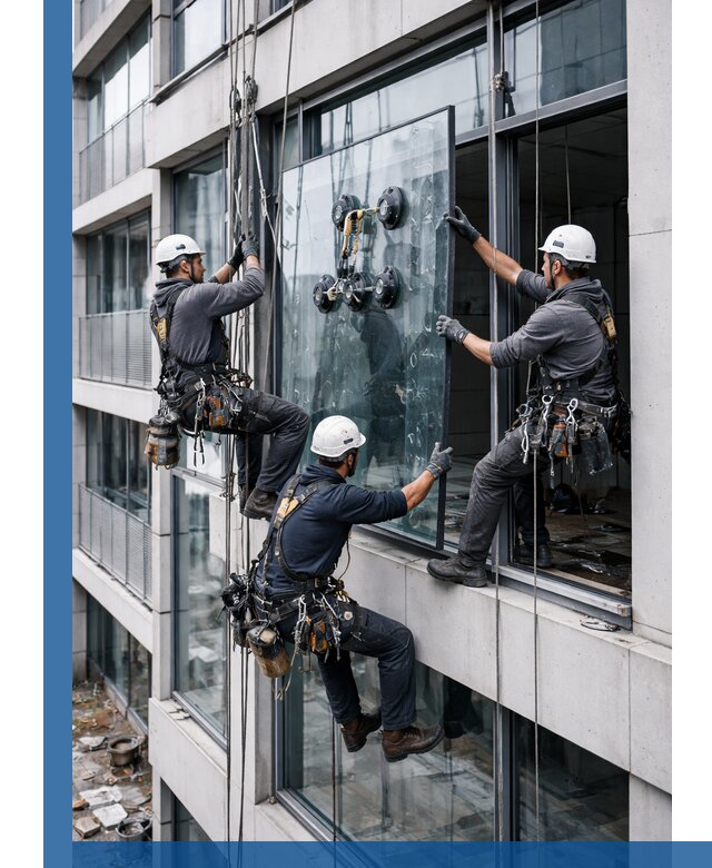 Фасадное остекление и монтаж витражей зданий в Коврове под ключ