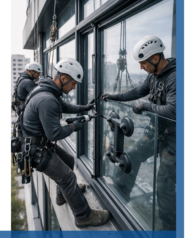 Витражное остекление зданий в Коврове от 3581 р. | ВЫСОТНИК-Квр