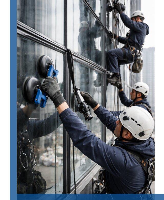 Радиусное остекление фасадов под ключ в Коврове с гарантиями