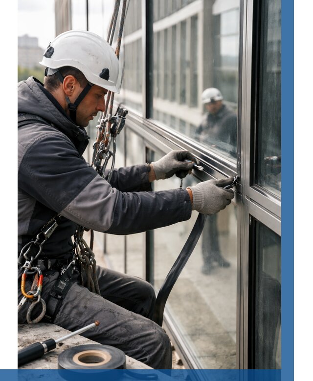 Ремонт витражных конструкций в Коврове от 3581 р. | ВЫСОТНИК-Квр