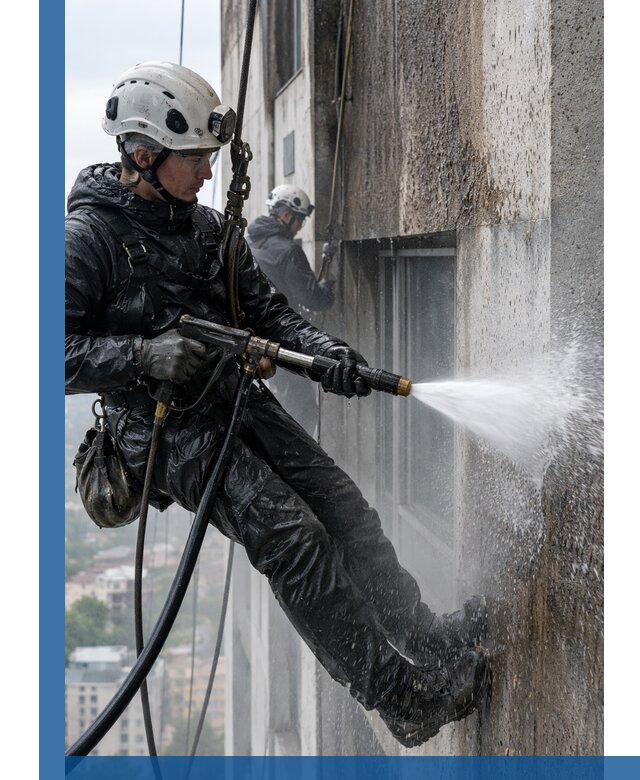 Гидроструйная очистка фасадов и конструкций в Коврове