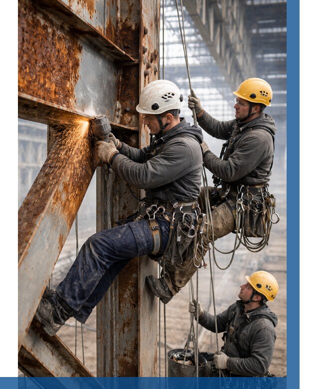 Зачистка металла от ржавчины в Коврове от 358 р. | ВЫСОТНИК-Квр