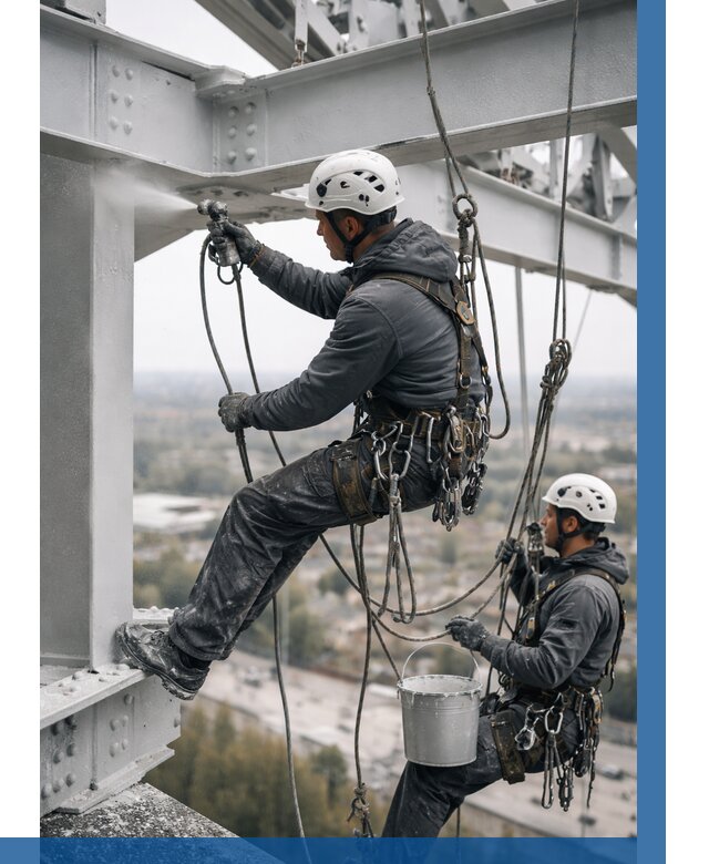 Покраска металлоконструкций на высоте в Коврове 358 р |ВЫСОТНИК-Квр