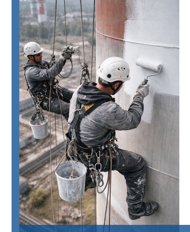 Покраска дымовых труб в Коврове: антикоррозийная защита и восстановление