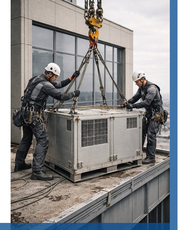 Такелажные работы на высоте в Коврове от 8186 р. | ВЫСОТНИК-Квр