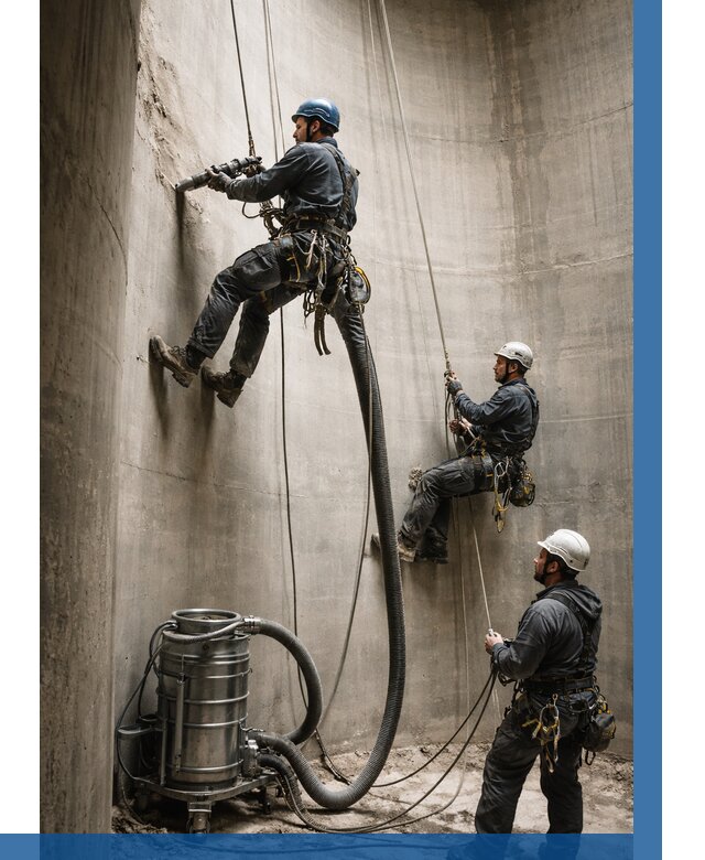 Зачистка силосов в Коврове от 4604 р. Договор и смета ВЫСОТНИК-Квр