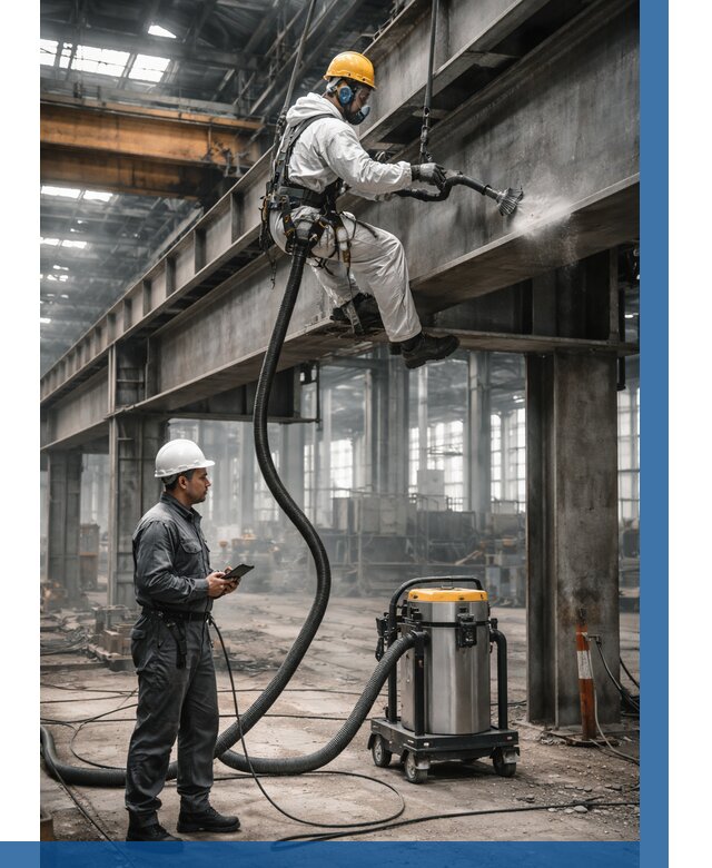 Обеспыливание конструкций в цехе в Коврове от 4297 р. | ВЫСОТНИК-Квр