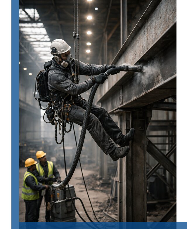 Обеспыливание конструкций в цехах промышленного производства в Коврове