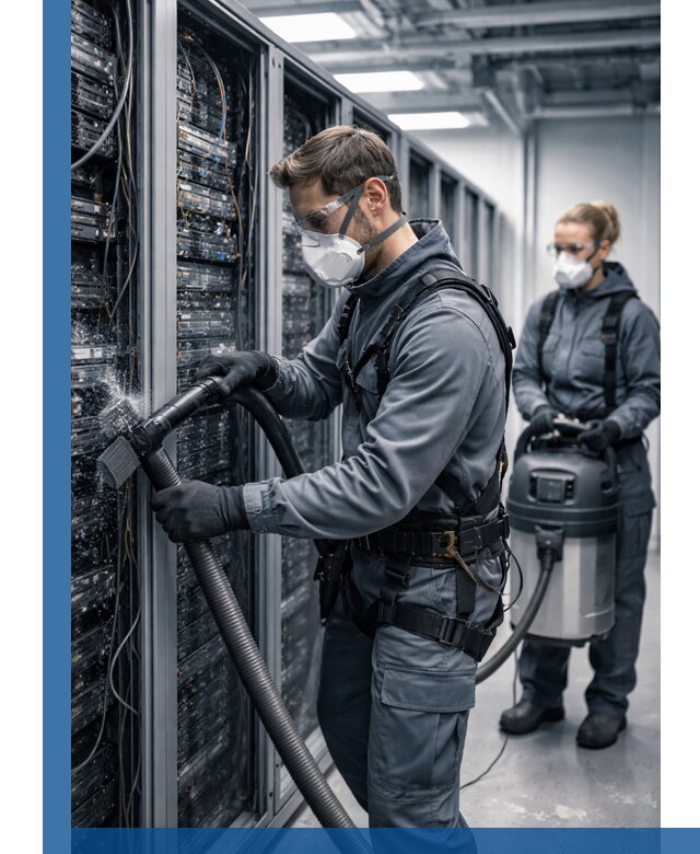 Обеспыливание серверной комнаты в Коврове, профессиональная очистка