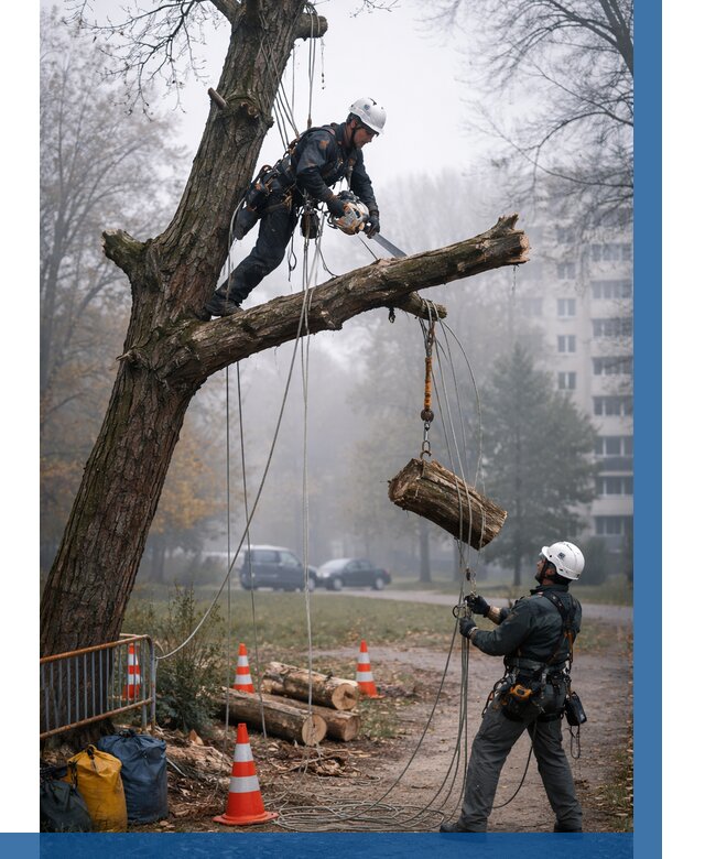 Удаление аварийных деревьев в Коврове от 15348 р. | ВЫСОТНИК-Квр