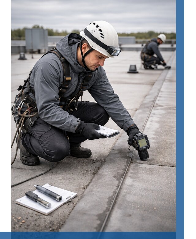 Обследование кровли на протечки в Коврове от 4604 р. | ВЫСОТНИК-Квр