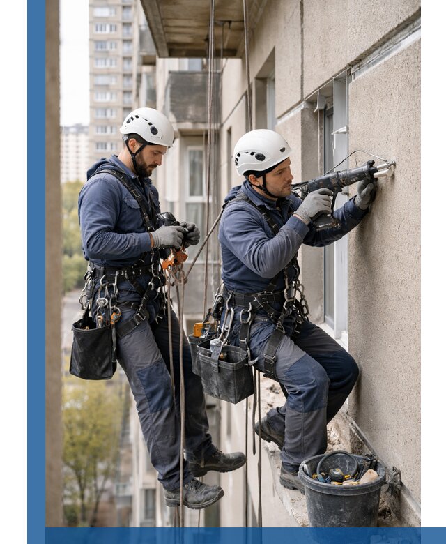 Промышленные альпинисты высотные работы и монтаж в Коврове